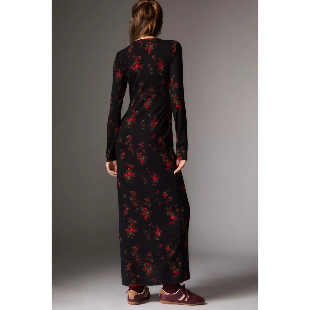 New Reformation Tommie Knit Floral Maxi Dress Size Medium (6-8) - Picture 3 of 10